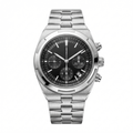 Overseas Chronograph Silver and Black Dial