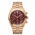 Overseas Chronograph Rose Gold and Bordeaux Dial