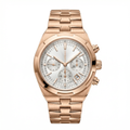Overseas Chronograph Rose Gold and White Dial
