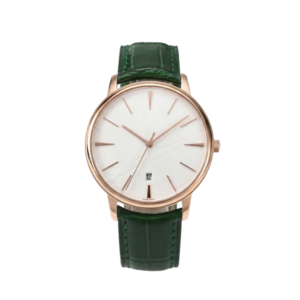 Patrimony Self-Winding Watch Gold and White Dial