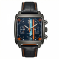 Monaco Chronograph Black and Dark Blue Dial