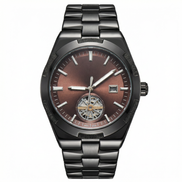 Overseas Tourbillon Black and Brown Dial
