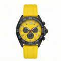 F Chronograph Black and Yellow Dial