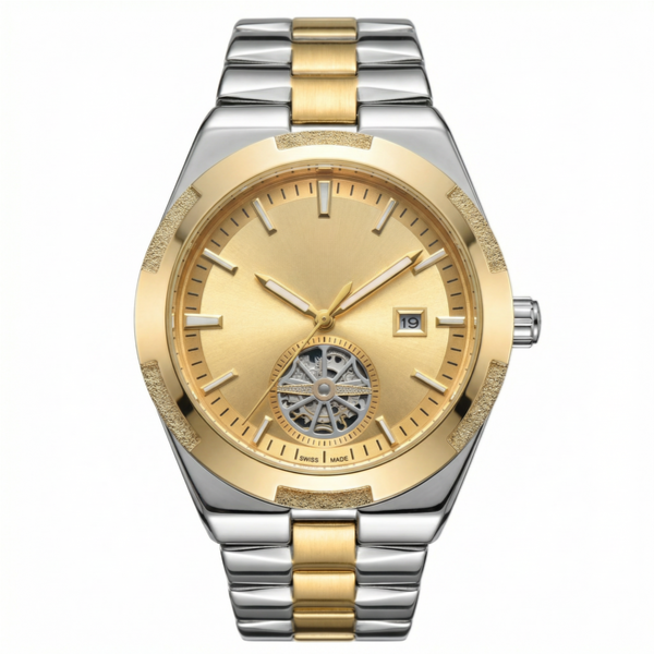 Overseas Tourbillon Siver and Gold Dial