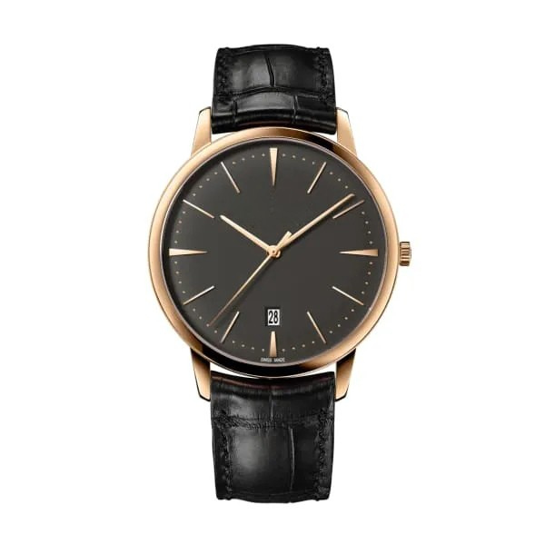 Patrimony Self-Winding Watch Gold and Black Dial