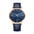 Patrimony Self-Winding Watch Gold and Blue Dial