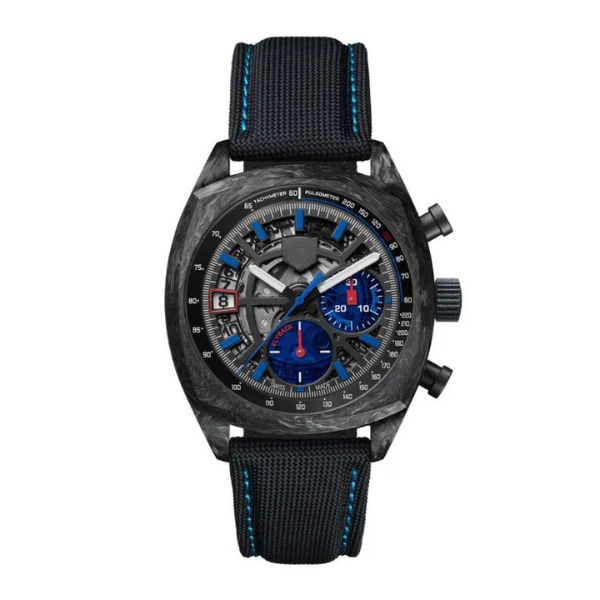 Monza Flyback Chronometer Black With Blue