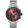 F Chronograph Silver and Red