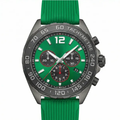 F Chronograph Black and Green Dial