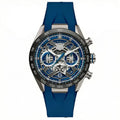 Carrera Chronograph Skeleton Black with Blue Dial